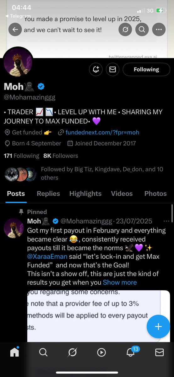 Donzic7's tweet photo. @Mohamazinggg @FNpartnersocial @maestro_135 @XaraaEman @TradeWithTiz @biggestXv @01biguzi @only1karo @vawulencetrader @KojoGyimaFx @Donpearls_Fx @HollyJahd @tee_crypt_ @Axis11897 @Nasiru__FX https://t.co/ozQnytb9sZ