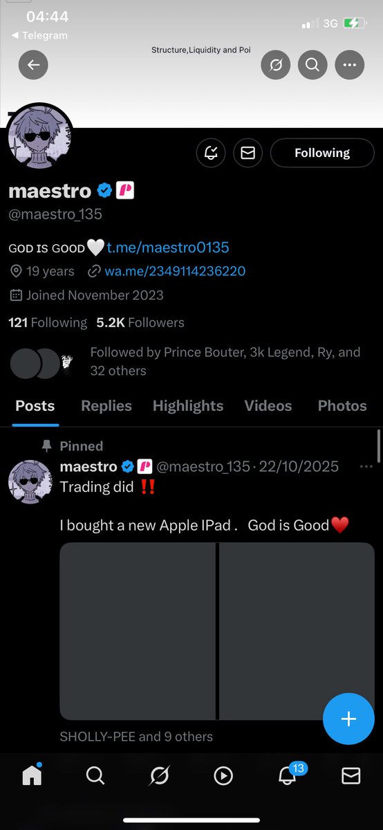 Donzic7's tweet photo. @Mohamazinggg @FNpartnersocial @maestro_135 @XaraaEman @TradeWithTiz @biggestXv @01biguzi @only1karo @vawulencetrader @KojoGyimaFx @Donpearls_Fx @HollyJahd @tee_crypt_ @Axis11897 @Nasiru__FX https://t.co/ozQnytb9sZ