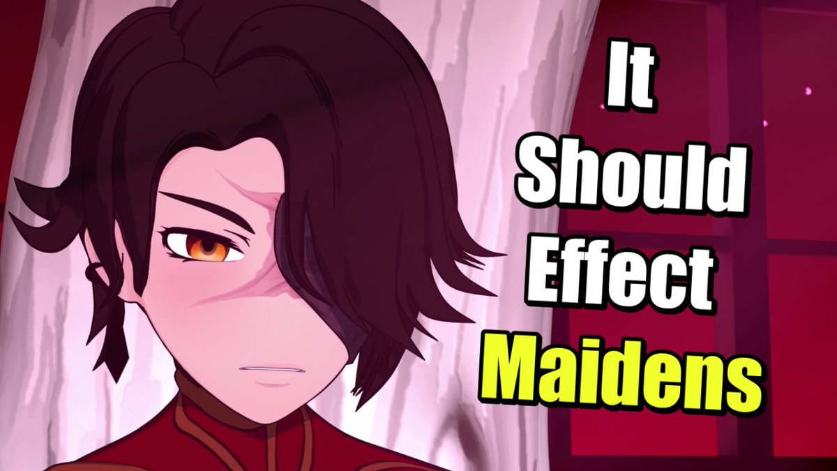 PyroMaker3's tweet image. NEW VIDEO 🚨

Another RWBY Topic video

Im gonna be adressing the salem line in Volume 4 and explain why the silver eyes only effecting Grimm retcon doesn't work

youtu.be/6JP6mueYECs