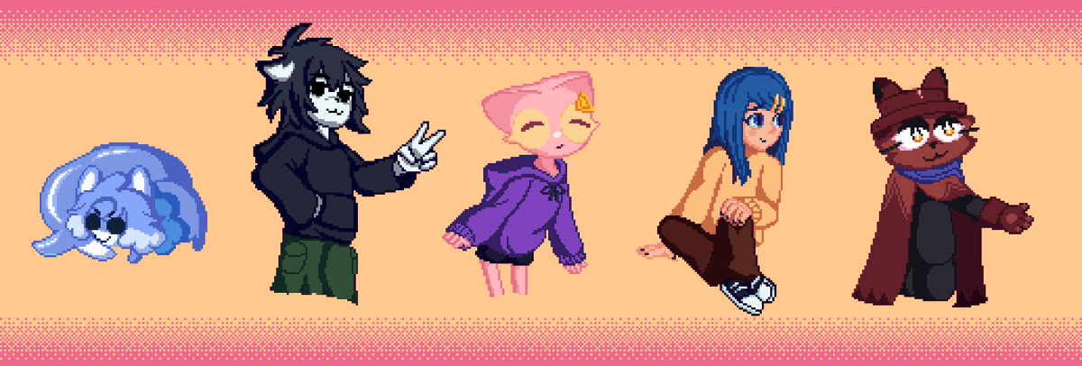 Needed a break from OneShot characters so I drew some OCs / Avatars from various artists I like.

#pixelart