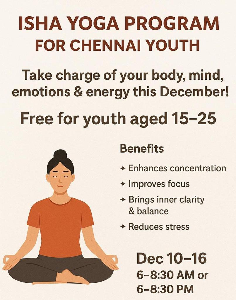 VelloreKalpana's tweet image. Inner Engineering is an ancient technology to  lubricate our inner mileu and be at ease all the time....Once the body is at ease ...there is no disease...Pranam Sadhguru for this profound empowerment #InnerEngineering