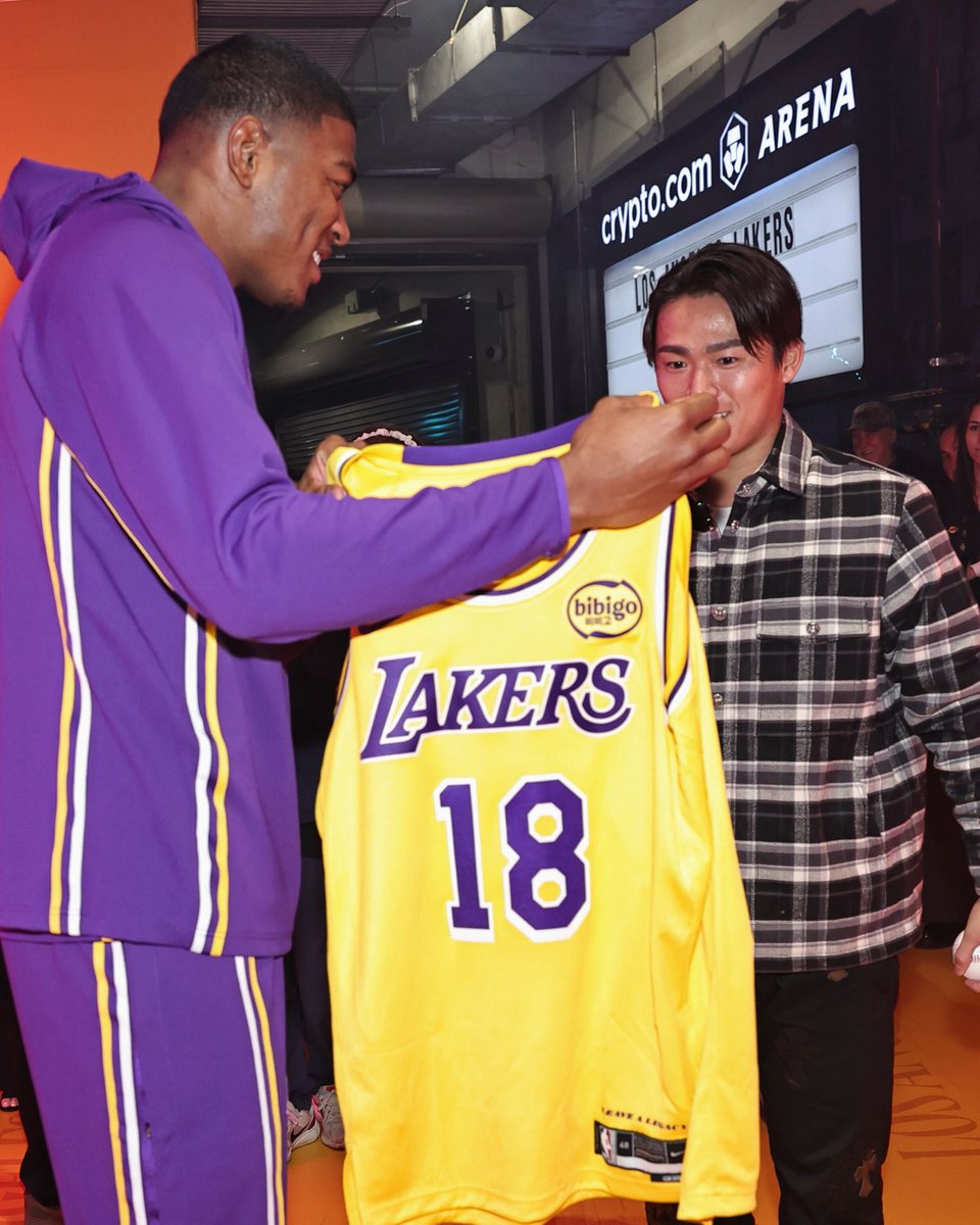 Rui Hachimura 🤝 Yoshinobu Yamamoto  