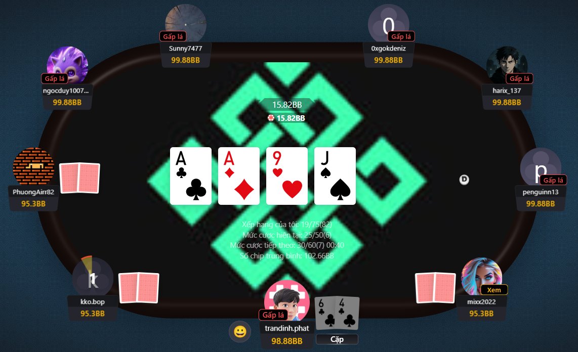 Phat8Web3's tweet image. Yesterday was my second time playing poker at Ritual, and unfortunately I didn’t make the top 10 as I had hoped.

⏰Time: 09:00 PM (UTC+7) || December 1, 2025
📲DC Nickname: Phat MI-M
📲DC Username: trandinh.phat
📍Web LePoker: app.lepoker.io/m/hg0BdRX

@ritualfnd @ritualnet