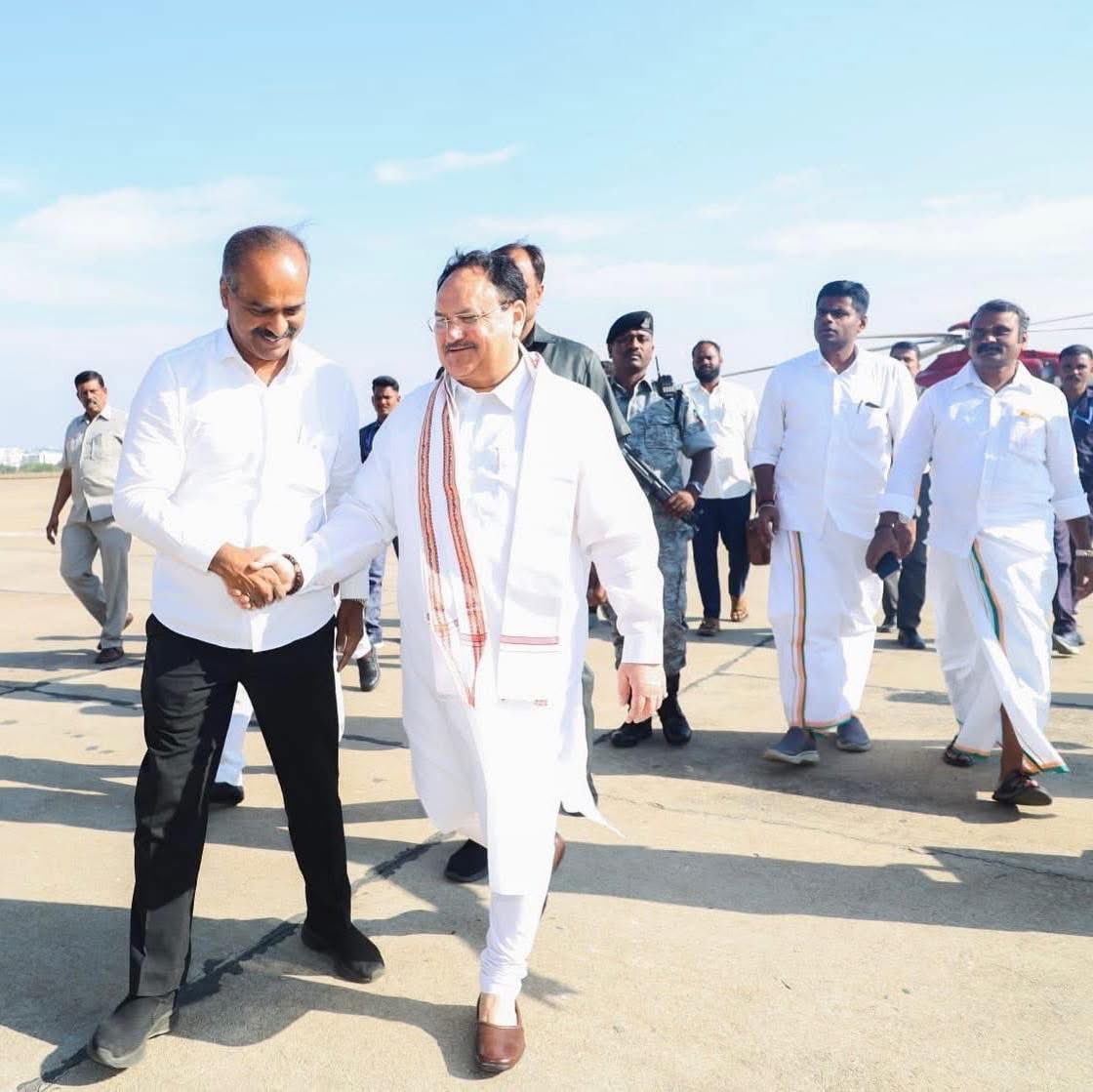 PCMohanMP's tweet image. Best wishes to Shri JP Nadda Ji on his birthday. A leader admired for his humility, organisational acumen and commitment to good governance. His efforts in strengthening BJP and advancing India’s key sectors are exemplary. Wishing him a long and healthy life ahead. @JPNadda