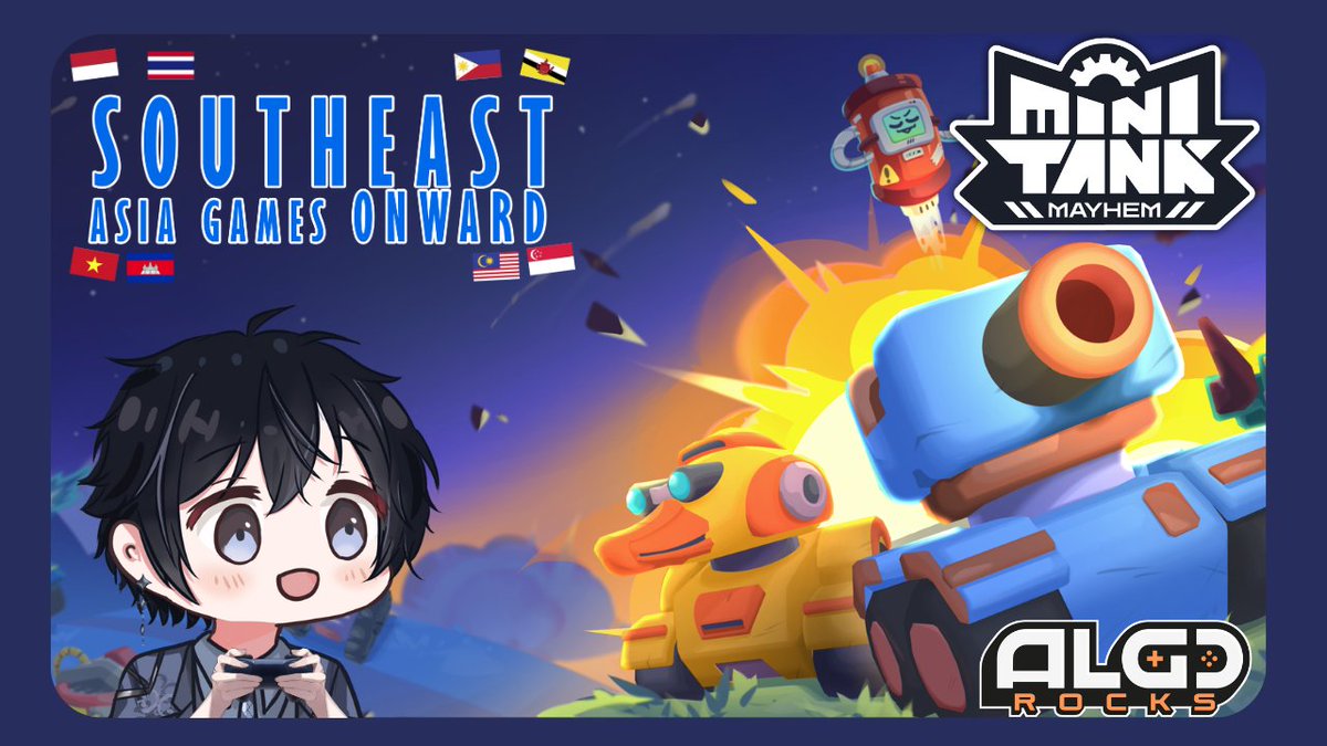 RyleeArcadia's tweet image. Ketika kalian suka main game tower defense tapi rasa TCG? Menarik bukan xD

Kali ini, aku akan bermain game @MiniTankMayhem.
Game buatan dari developer Indonesia @algorocks 

🔴: youtube.com/live/ZM4W_uedb…
⏰: Nanti malam, 19.30 WIB (GMT+7) 

#SEAGO2025 @SEAGamethetic