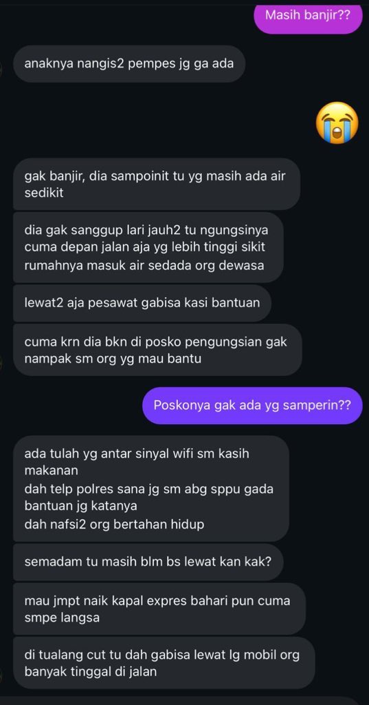 Kakak kakak izin share kondisi di aceh tamiang, semoga bantuan bisa masuk ke sana 🤲🤲 <a href="/hijaubersamaid/">Hijau Bersama Indonesia</a> <a href="/humaniesproject/">Humanies Project</a>