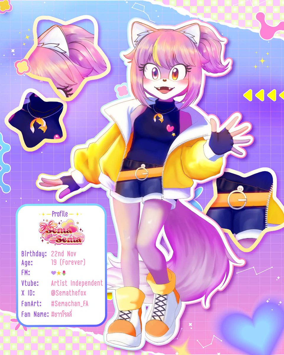 SemaSema | Pngtuder 💜⭐🌷 tweet media