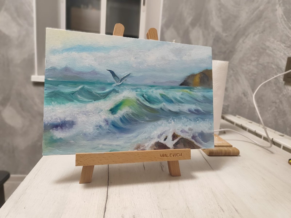 KovaZena's tweet photo. Gm❤
I painted my first oil painting following a tutorial from an artist. I'm thrilled with the result. This is the first time I've tried this technique in traditional art. https://t.co/TzZj4otitU