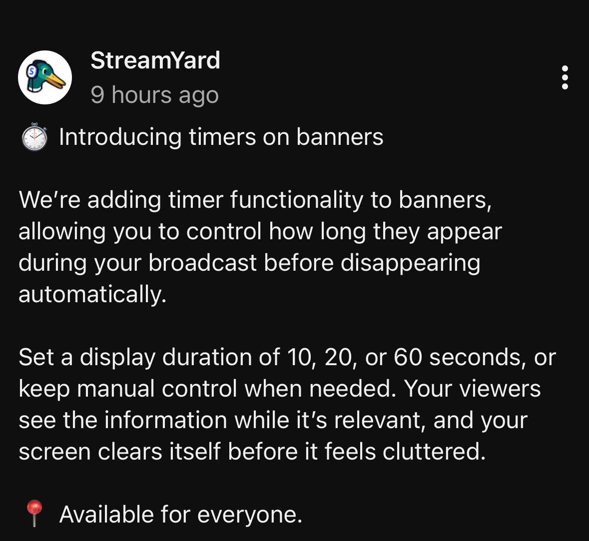 robertoblake's tweet image. Every @streamyardapp  feature seems to be improving!

Try it for free with my referral link if you haven’t already:

geni.us/getstreamyard