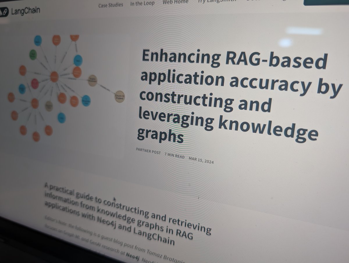 PratikSontakke_'s tweet image. Graph-augmented RAG is becoming powerful. Combining vector search with a structured knowledge graph improves retrieval - letting AI understand relationships and context beyond just text similarity. 
#LangChain #GraphRAG #AI