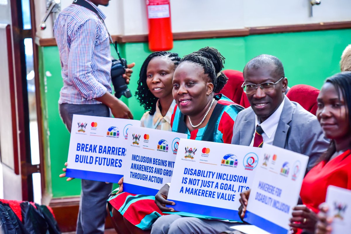 ritahnamisi's tweet image. #Inclusive learning @Makerere. Powerful message, "Breaking Barriers: Building Futures." Always join the efforts to foster an inclusive #learning environment. Thank you @MastercardFdn &amp;amp; @MakEndowmentFnd &amp;amp; partners for supporting this cause.