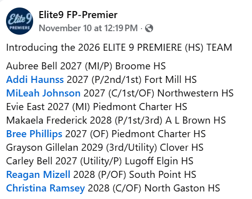 Addi Haunss (2027 - #2 - Pitcher, 1st, 2nd) tweet media