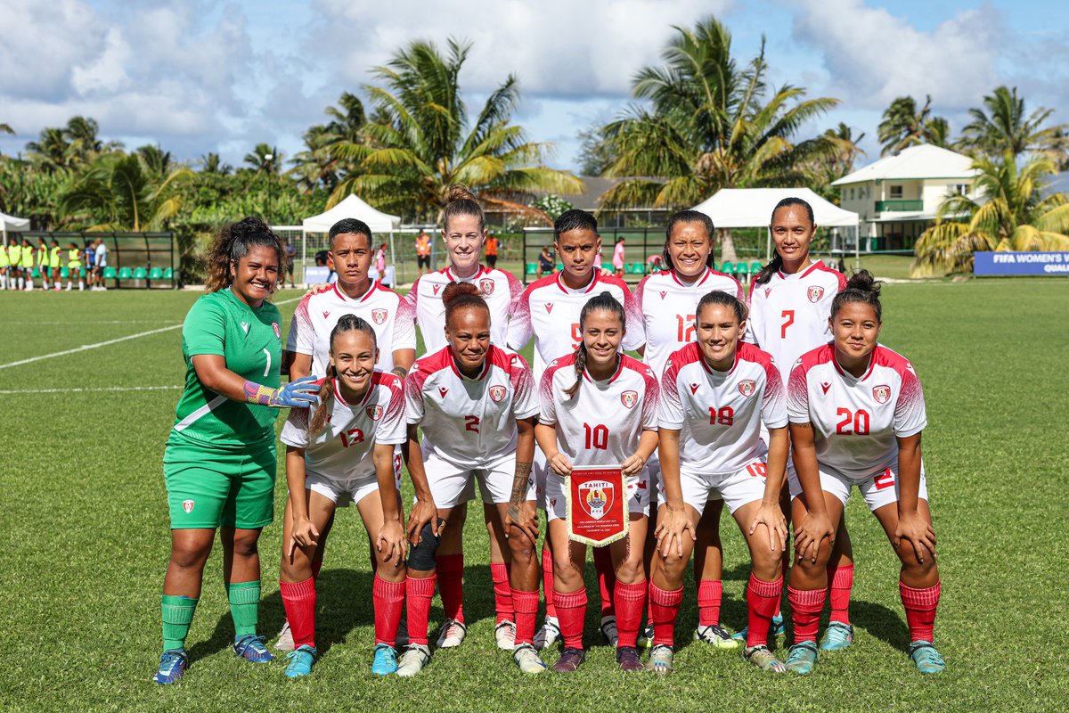 OFCfootball's tweet image. Catch the best moments from the match between Tonga and Tahiti in their international friendly  in the Cook Islands 📸🇹🇴🇵🇫

Photo credit: OFC Media via Phototek. 

#FWWC #OceaniaQualifiers #ALLIN