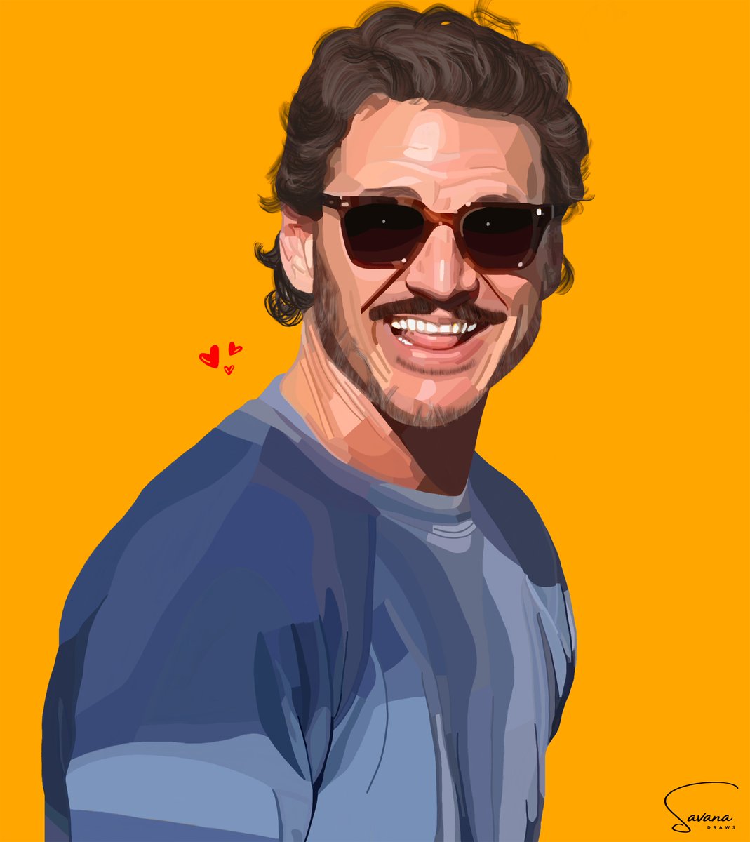my sanity was questioned multiple times, but i'm really happy with how this one turned out 😌💛

#pedropascal #digitalart
