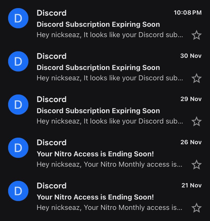 Bro I AM NOT RENEWING MY NITRO DAMN.