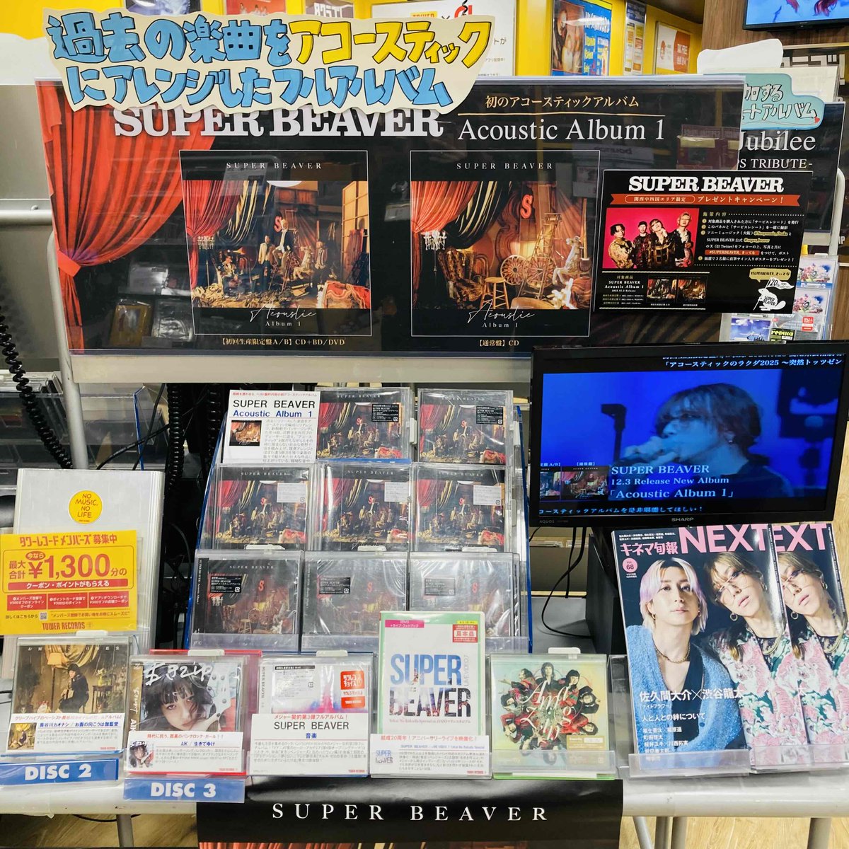 SUPER BEAVER】  🎶初のアコースティックアルバム🎶 // 『Acoustic