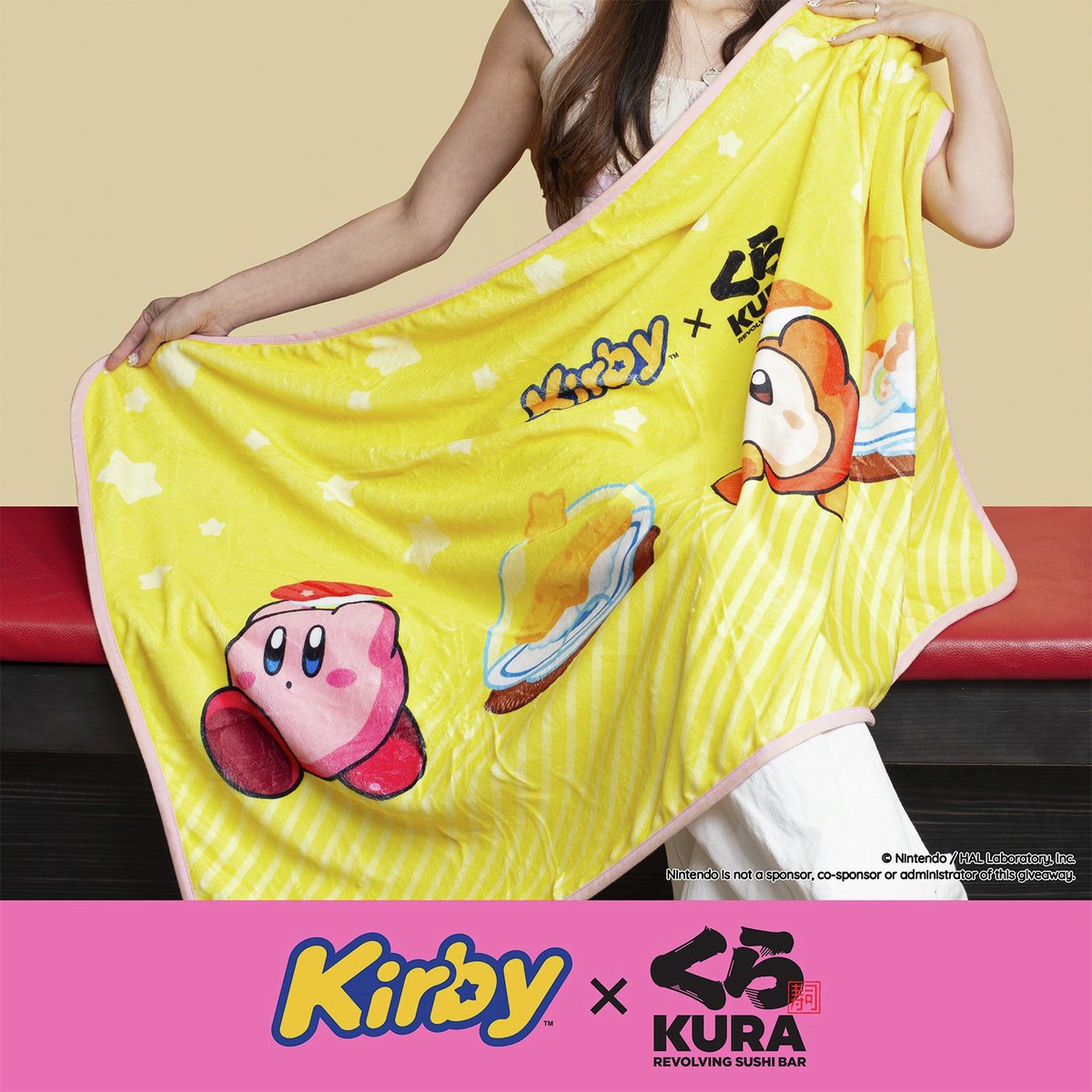 「星のカービィ×くら寿司」コラボがアメリカ限定で開始。カービィの顔が描かれた寿司カバーも登場
news.denfaminicogamer.jp/news/251202j

カービィとワドルディをモチーフにした限定メニューが楽しめる。ケーブルバンドなども「ビッくらポン！」の景品として登場。羨ましすぎて今すぐワープスターで現地に行きたい