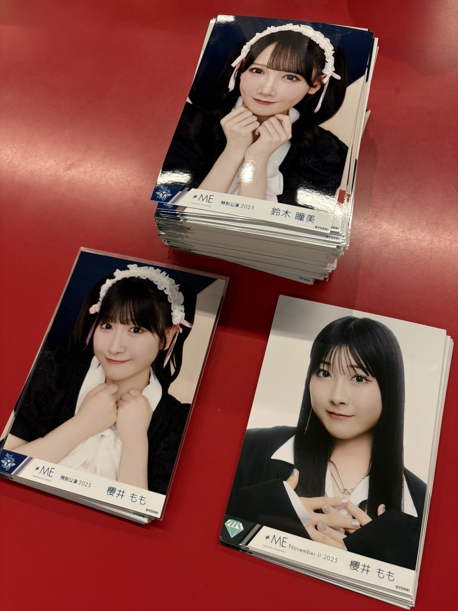 ノイミーちゃんの最新生写真入荷してます！ メイドももきゅんもクール