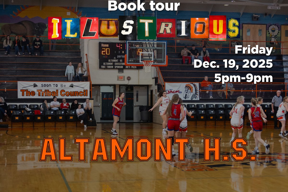 VincentDJohnson's tweet photo. If you were looking for some basketball things to do this December, here's a list of games I'll be stopping at on my #illustriousGyms book tour.
#StElmo #EastAurora #Altamont & #Waukegan to start.
Check my calendar for more dates & locations.
https://t.co/6bEU2CDX4E https://t.co/1Y8BOj4I5H