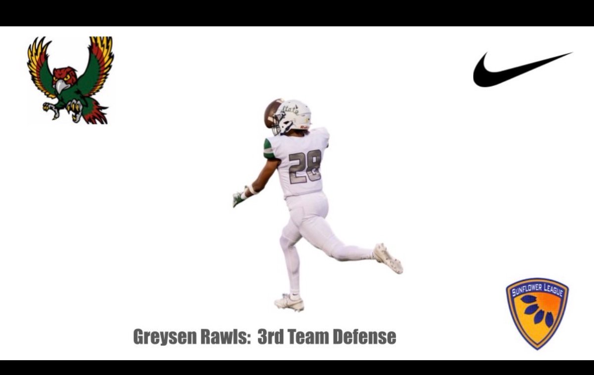 Greysen28's tweet photo. Honored to be named all Sunflower League 3rd Team Defense. Just getting started!!! Let's GOOOO!!! @FSFirebirdFB @ElevateRecruits @jeremycrabtree @CoachKStew23 @SFLLeagueKS
@KSSCentral
@sportsinkansas
@PrepRedzoneKS https://t.co/2gQVl3K5zz