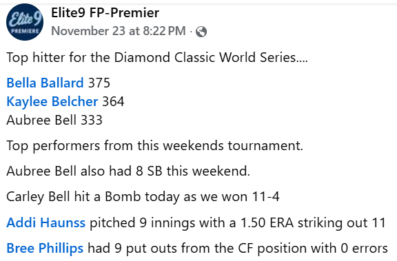 Addi Haunss (2027 - #2 - Pitcher, 1st, 2nd) tweet media