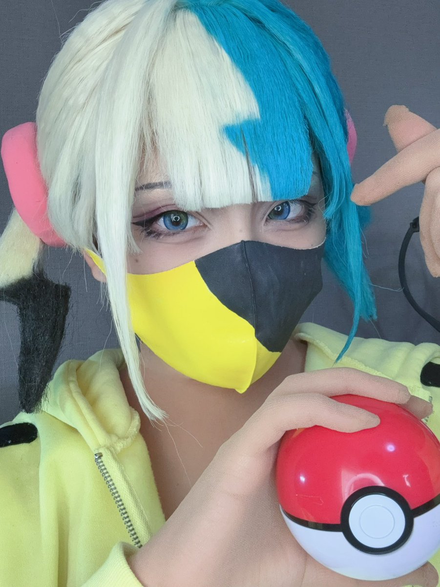 ポケモンZA カナリィ　ウィッグ Pokemon カナリィのウィッグ作った‼︎ やっと出来た😭😭😭 #ポケモン