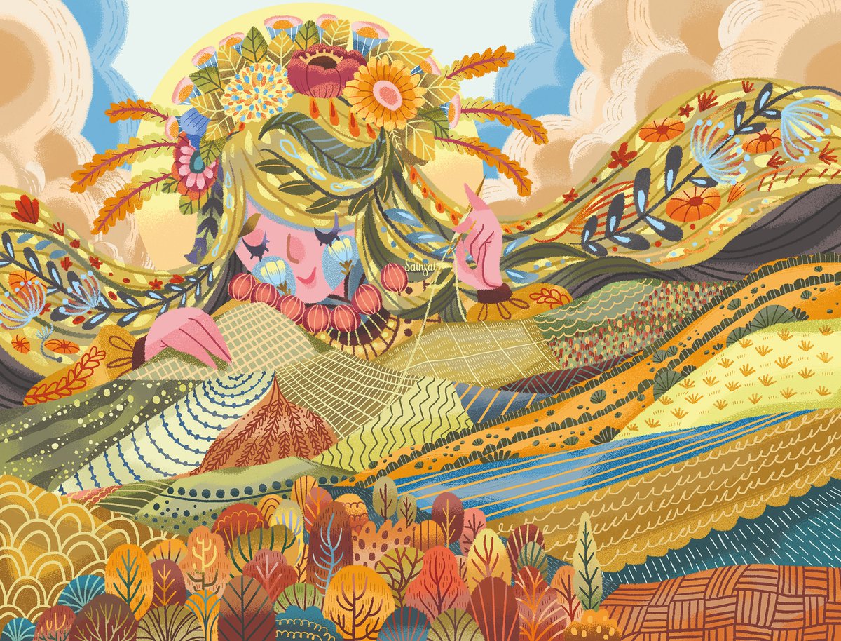 Sainsai_105's tweet image. 🌳🌷🐻🐿️