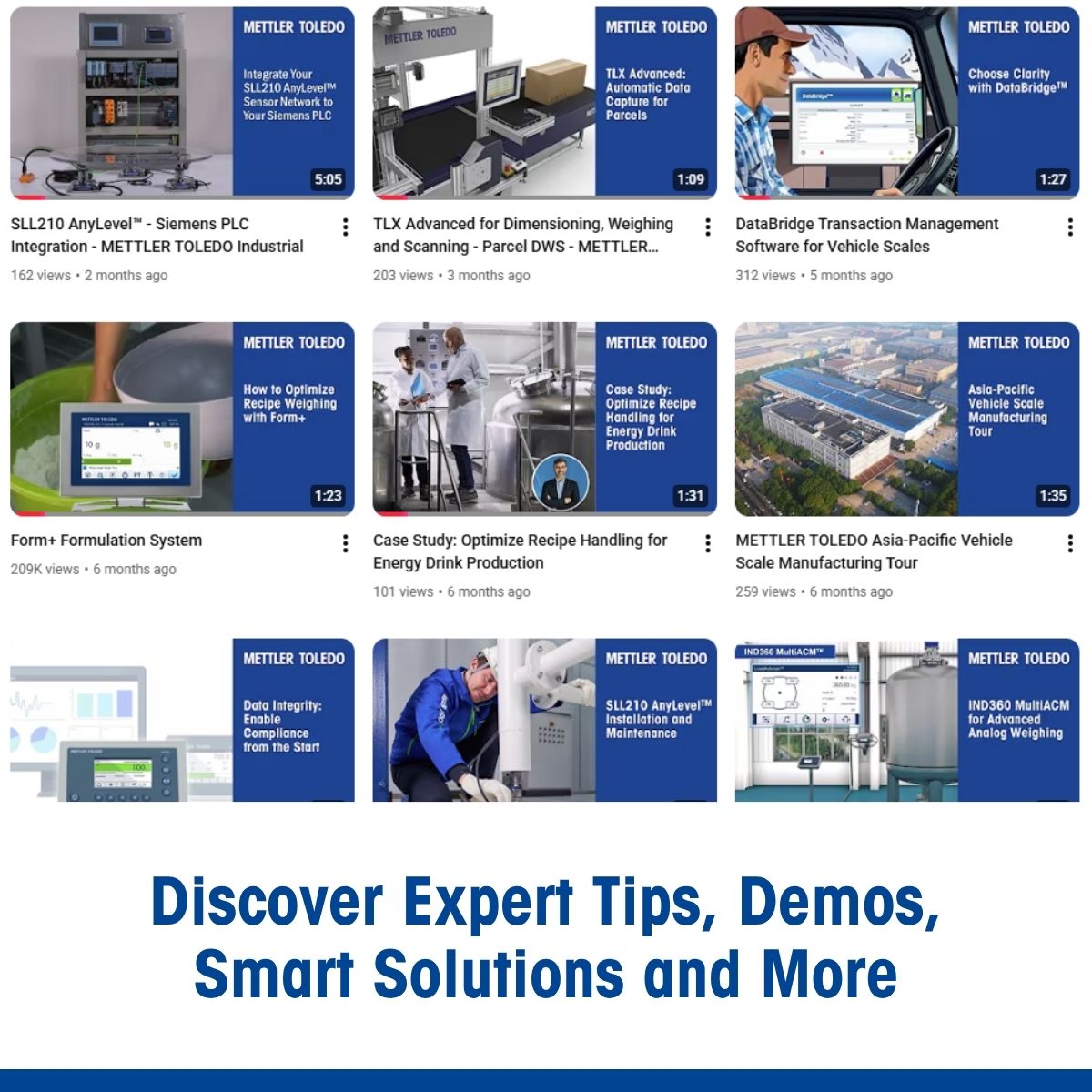 mettlertoledo's tweet image. Dive into expert #tutorials, product demos, and behind-the-scenes looks at how we power industries worldwide. Subscribe now (Insert LP here) to explore innovation and precision with METTLER TOLEDO Industrial&apos;s #YouTube channel. #MTIND

okt.to/xjNJs9