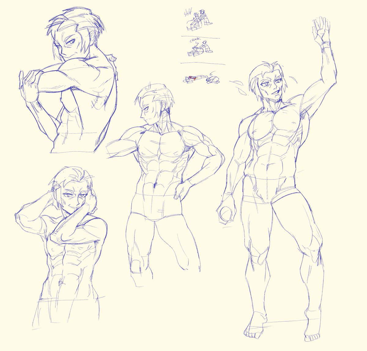 yesterday's muscle practice 
i died
