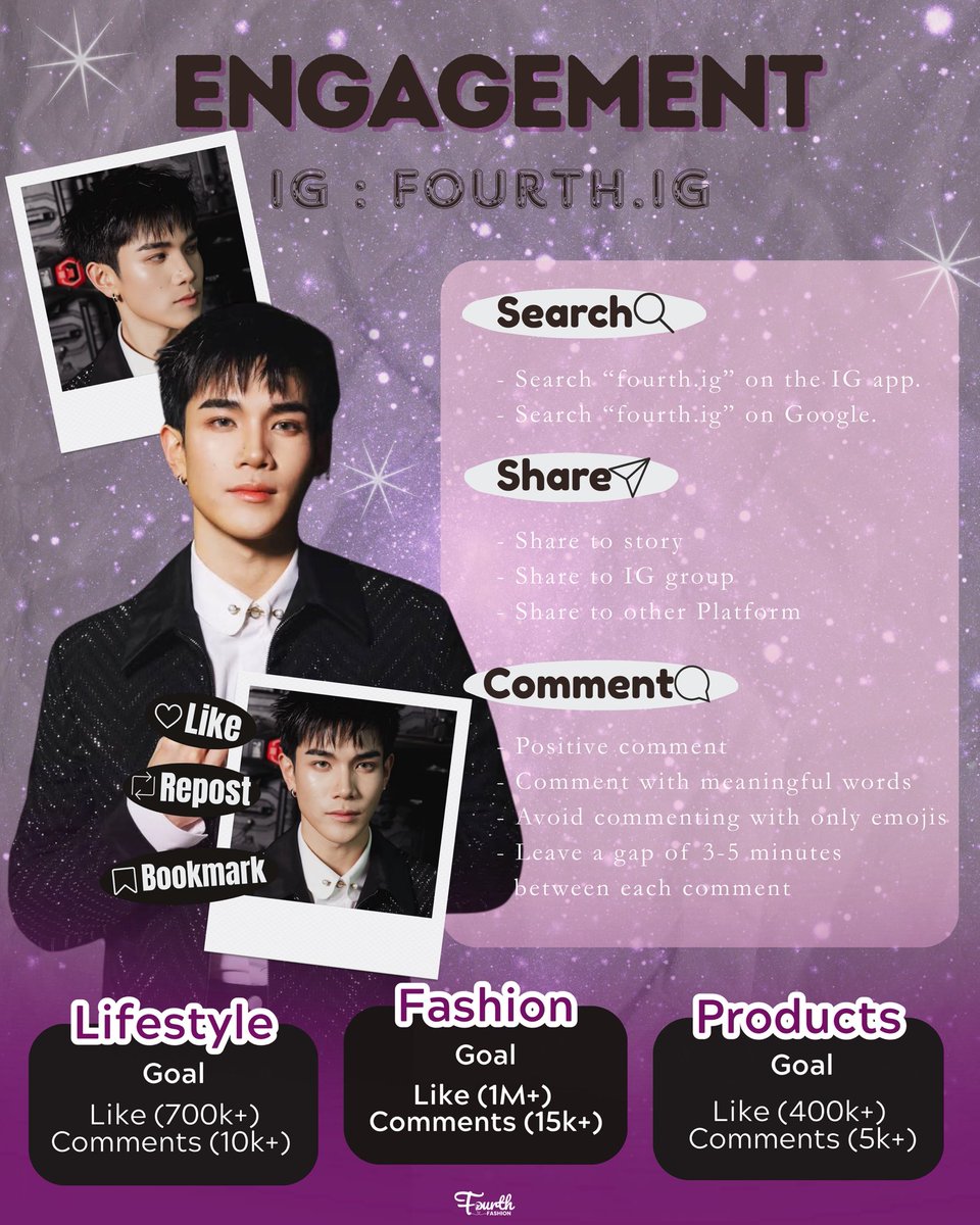 •｡ꪆৎ  #EngagementForFourth 🌻•｡ꪆৎ

— สวัสดีเดือนธันวาคมเดือนสุดท้ายของปี🎄🎁

โฟ้ดแฟฝาก fourth.ig ไว้ด้วยน้าา หลายโพสต์ยังรอคอยเอนเกจจากทุกคนอยู่เลย ฝากไปช่วยกันมุงหน่อยนะค้าบ ยอดEngagement สำคัญมากจริงๆๆๆๆ 🙌🏻🙇🏻‍♂️

#Fourthnattawat #โฟร์ทณัฐวรรธน์ 

💓 ไลก์/เซฟ/แชร์
💓 ดู