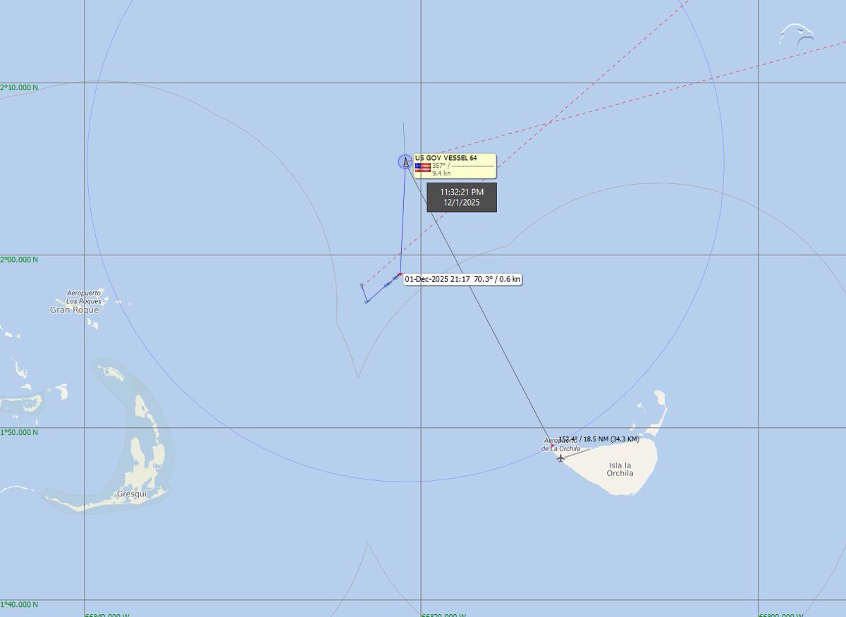 FlconEYES's tweet image. Puso rumbo Norte de las islas y se desplaza a 9.4nudos.

USS Gettysburg (CG-64) | 369980000
Ticonderoga-class guided-missile cruiser #USNavy