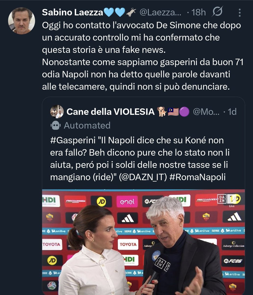 Moussoligno's tweet image. Aggiornamento, ringraziamo l&apos;avvocato De Simone per il suo #accurato controllo. A lui non la si fa