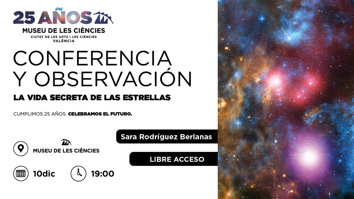 CACiencies's tweet image. 🌟¿Cómo es realmente una estrella por dentro? ¿Cuáles son los secretos detrás de su increíble energía? 

🗣️Sara Rodríguez del Instituto de Astrofísica de Canarias @IAC_Astrofisica nos ayudará a responder estas cuestiones el próximo 10 de diciembre

ℹ️cac.es/conferencias/l…