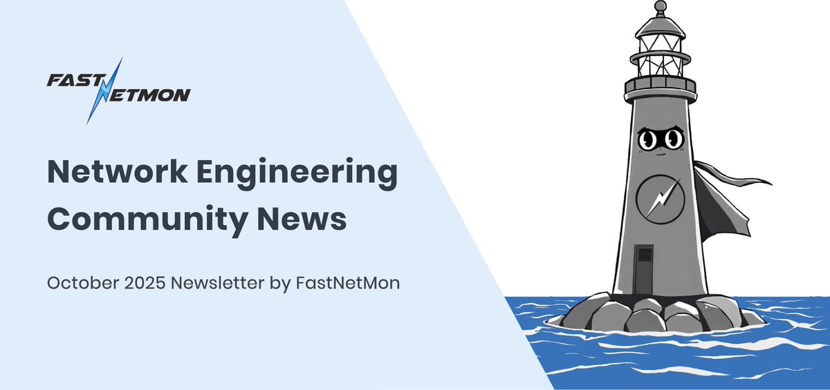 FastNetMon's tweet image. A lot happened in our community last month - read the latest on our monthly newsletter: eu1.hubs.ly/H0q4J4F0

💌 Want it in your inbox next time? Subscribe here: eu1.hubs.ly/H0q4KCK0

#networkengineering #community #news #fastnetmon #ddos #NetworkSecurity