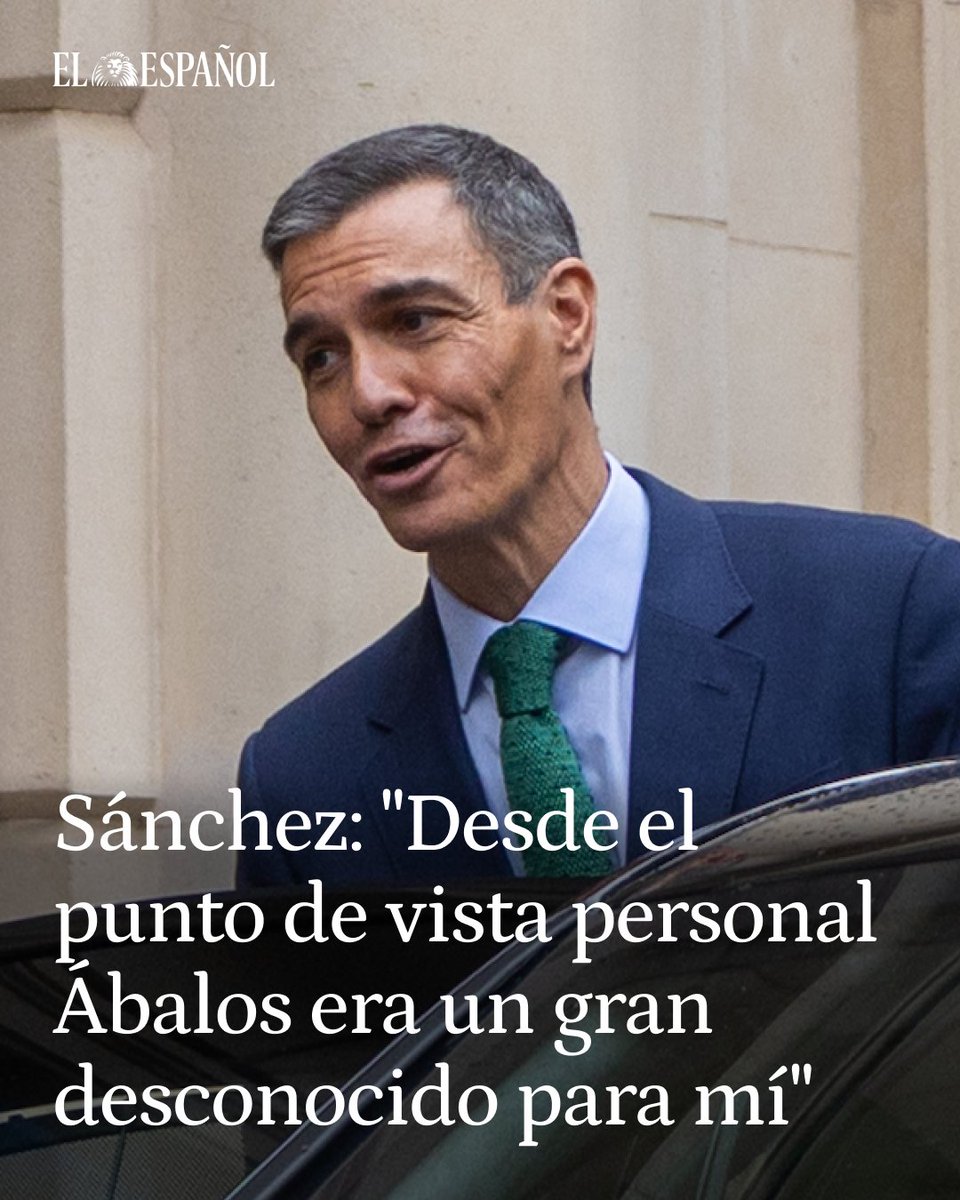 elespanolcom's tweet image. 🔴🗣️ Sánchez: &quot;Desde el punto de vista personal Ábalos era un gran desconocido para mí&quot;

Califica de &quot;bulos&quot; y &quot;mentiras&quot; las acusaciones del exministro y entra al choque directo con él. &quot;No vamos a aceptar ni chantajes ni amenazas&quot;, afirma

📲 dozz.es/f9kzh