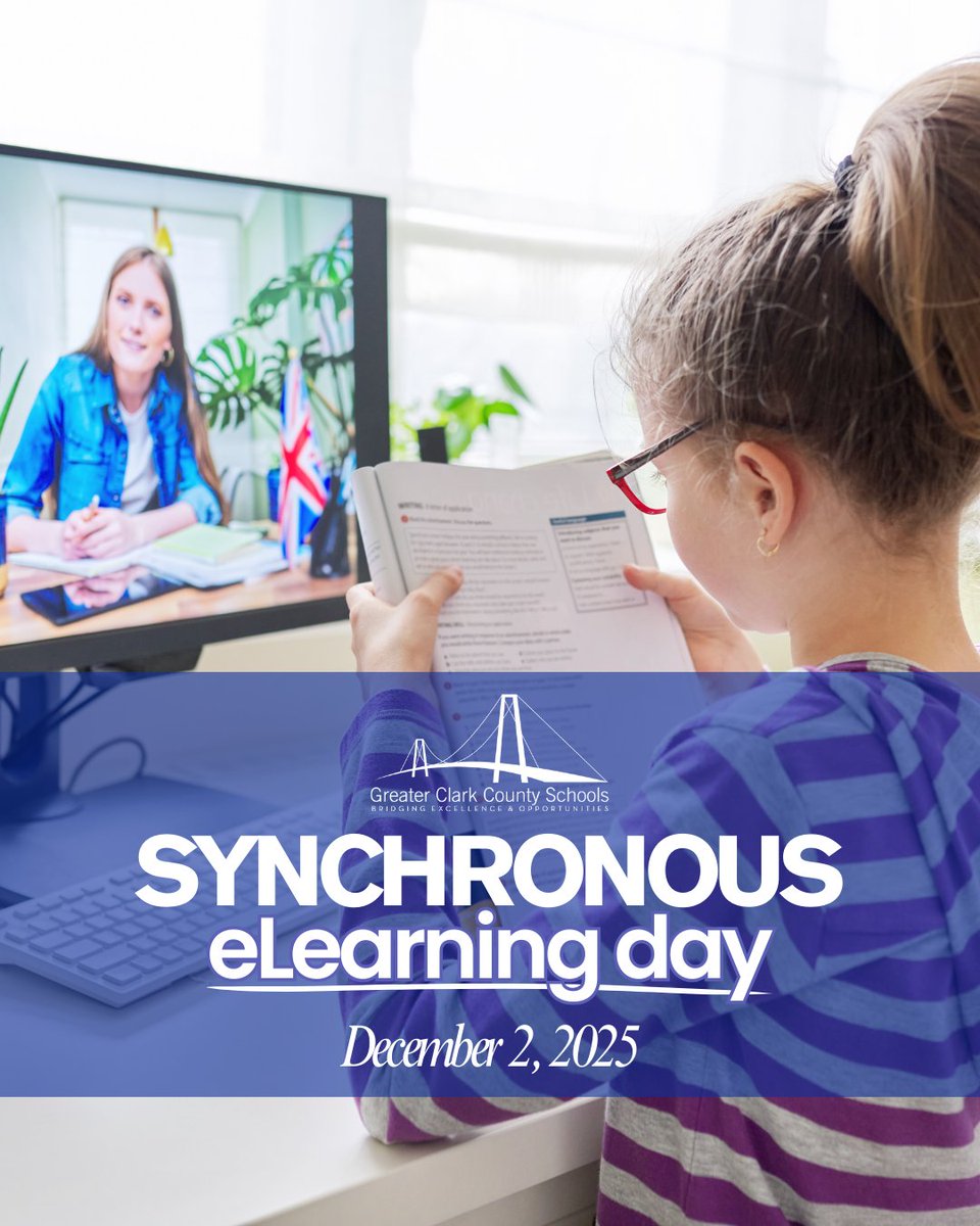 GCCSchools's tweet image. 🚨 GCCS Synchronous eLearning TODAY Dec 2nd!

💻 Live instruction via Google Meet
📝 Assignments &amp;amp; due dates in Google Classroom
✅ Attendance for live Google Meets is required.

Need help? Email teachers or leave a voicemail for the school.