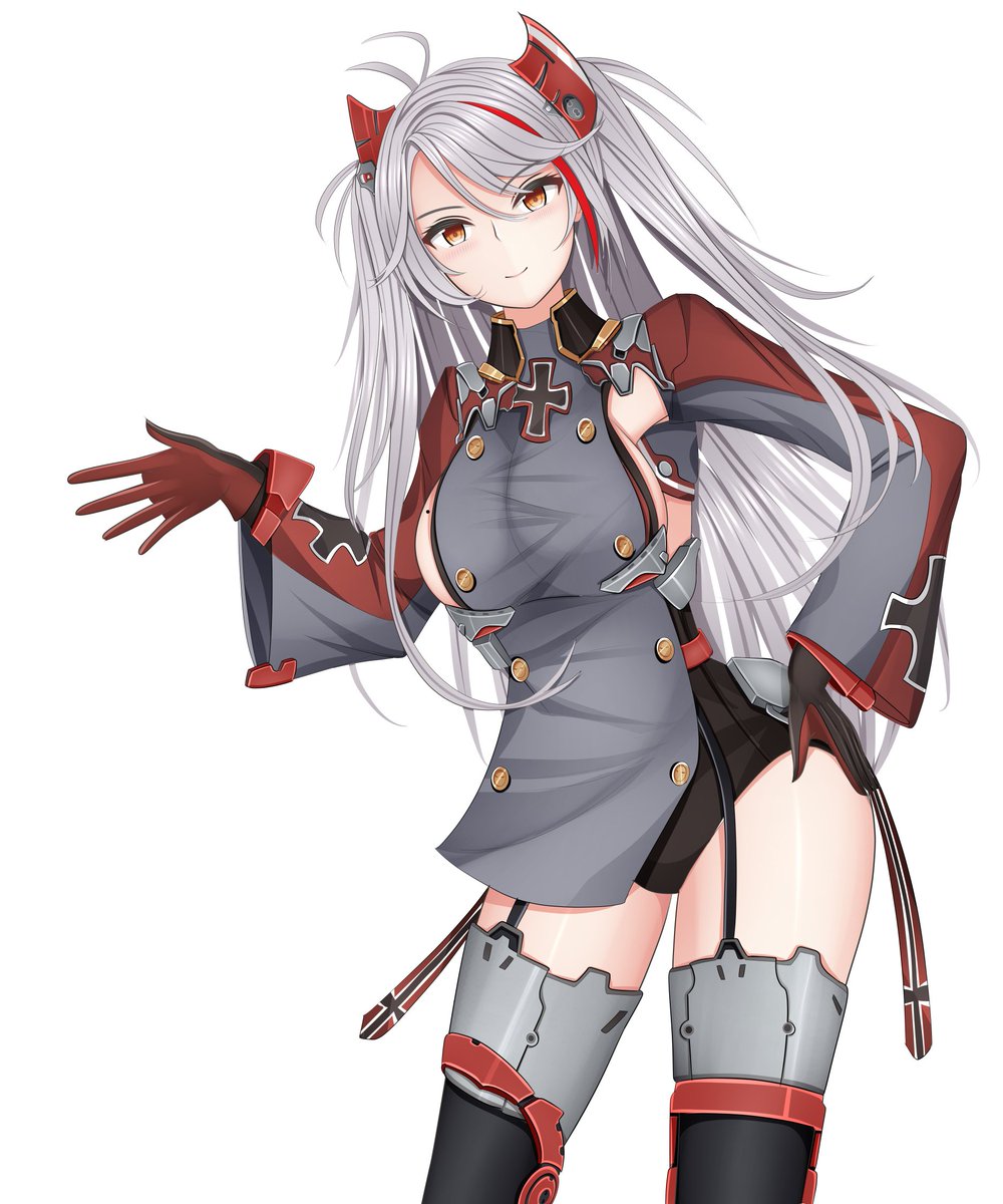 プリンツ・オイゲン(アズールレーン) 相変わらず描くのが難しい……