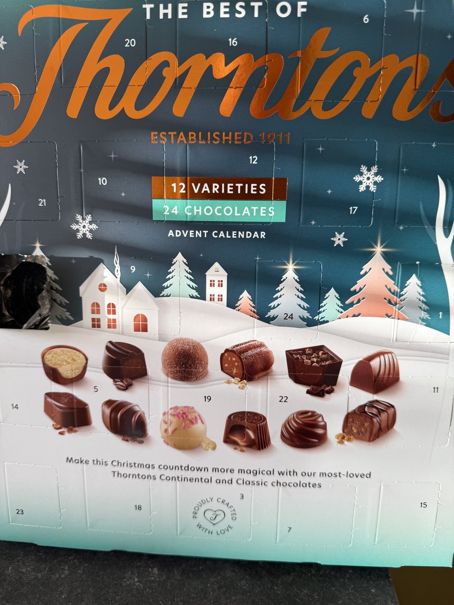 Coffee 2 days in a row!!! This is a hate crime! 😂

#thorntons #adventcalendar2025