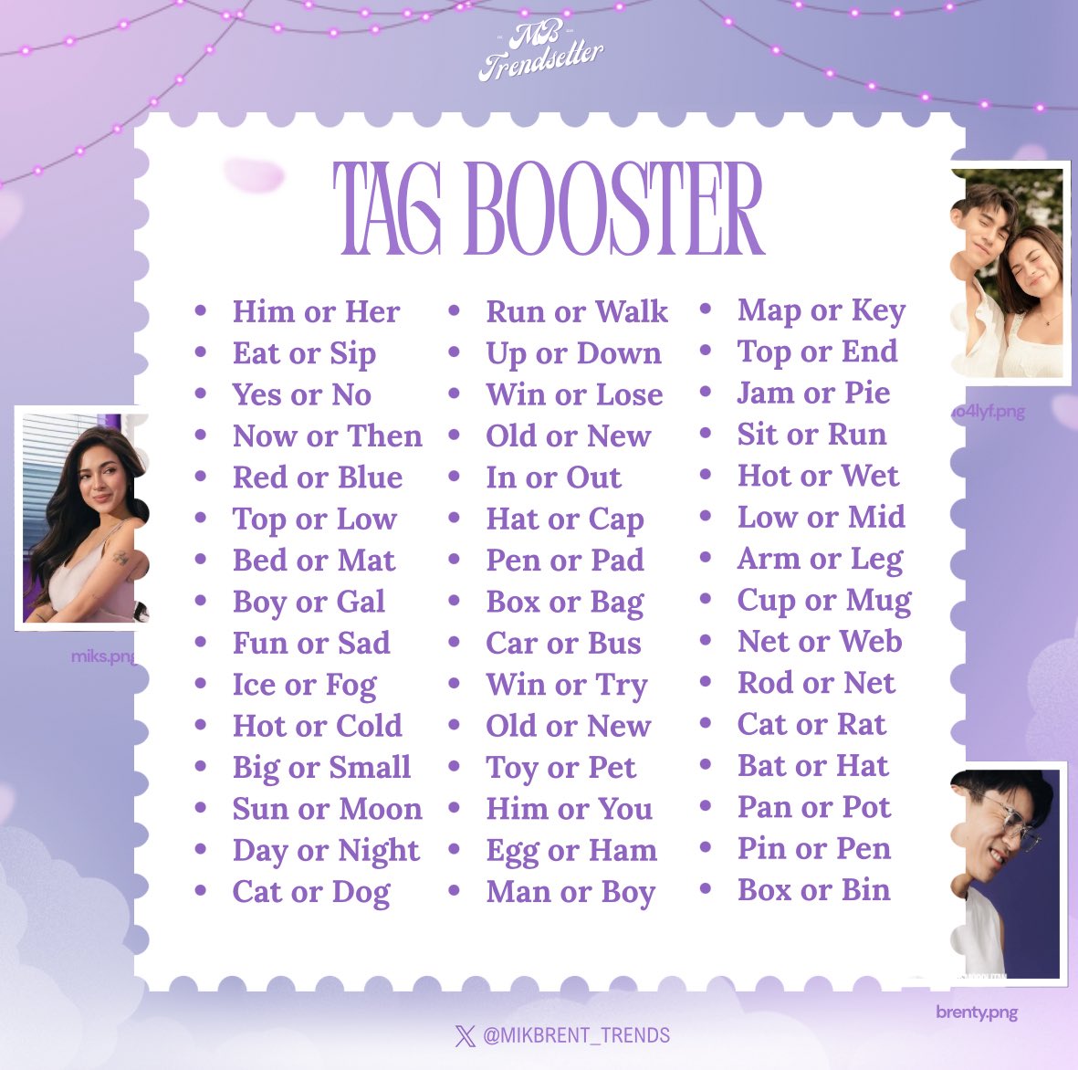 ONE THOUSAND REPLIES CHALLENGE 

Be reminded of the TP rules and include our tagline with pictures. Thank you, MENTies!

• No numbers   
• No emojis
• No all caps  
• At least three words per tweet  
• Engage with big accounts 

CALL ME MOTHERing TRAILER
#CallMeMother