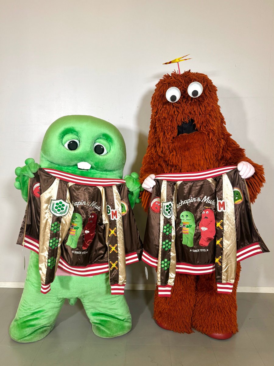 🍀商品情報🍀 ガチャピン・ムックのスカジャンが完成🎉 明日より開催