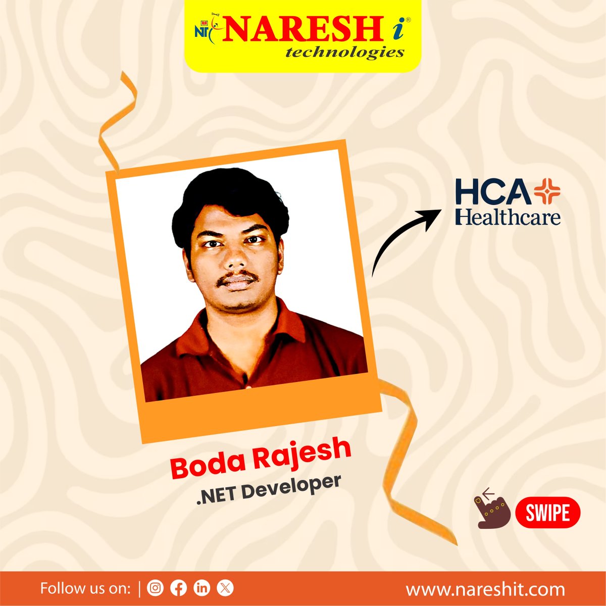 nareshitkphb's tweet image. 🎉 Big congratulations to our students placed as .NET Developers at HCA Healthcare!

Your dedication and consistency have paid off proud of your achievement! 🚀

Start your IT journey with Naresh IT and build your success story.

#NareshIT #DotNetDeveloper #PlacementSuccess