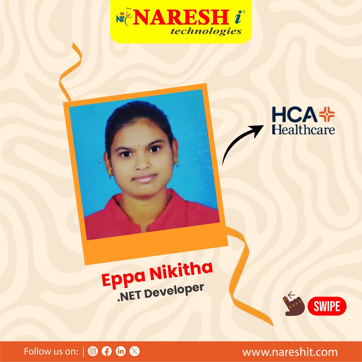 nareshitkphb's tweet image. 🎉 Big congratulations to our students placed as .NET Developers at HCA Healthcare!

Your dedication and consistency have paid off proud of your achievement! 🚀

Start your IT journey with Naresh IT and build your success story.

#NareshIT #DotNetDeveloper #PlacementSuccess