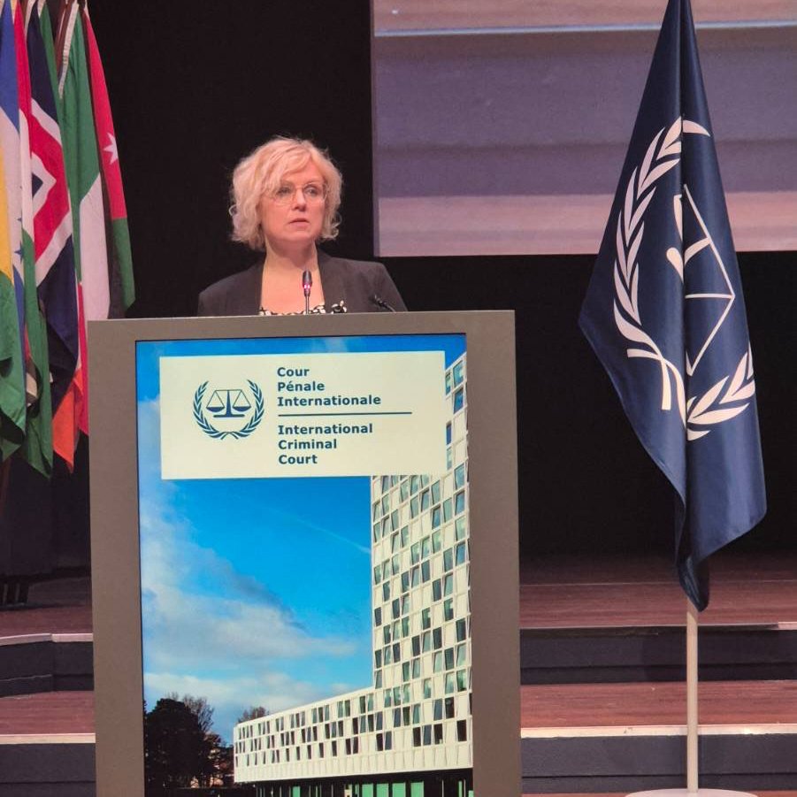 MFAestonia's tweet image. At #ASP24, Undersecretary for Legal and Consular Affairs @KerliVeski reiterated Estonia’s 🇪🇪 strong support for the @IntlCrimCourt and its mandate to fight impunity.

The Special Tribunal for the Crime of Aggression against Ukraine 🇺🇦 will complement the ICC and should become…