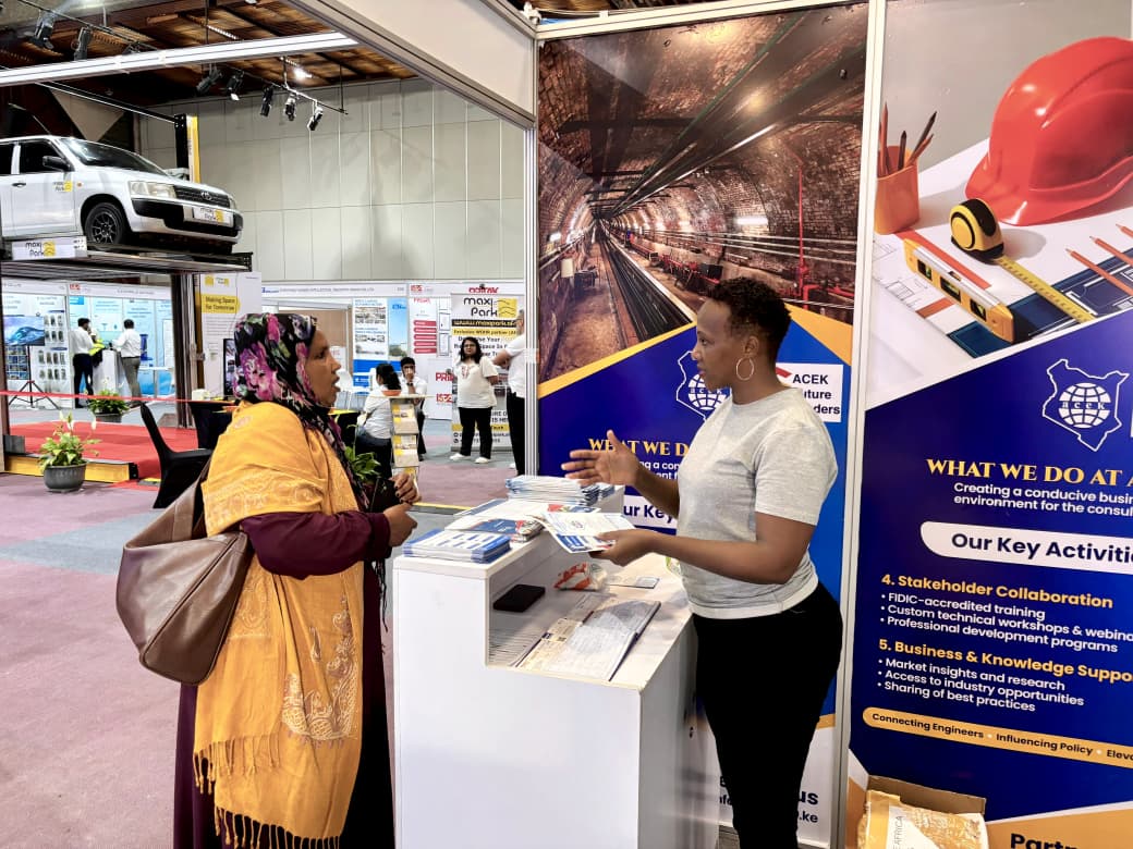 AcekFL_Kenya's tweet photo. Future Leaders engaging conference attendees at the ACEK booth during the ongoing Escalator and Elevator Show for East Africa at KICC, Nairobi.

#ElevatorExhibit2025 #ISEEAfrica #ISEEVentus https://t.co/6afCW6cDUZ