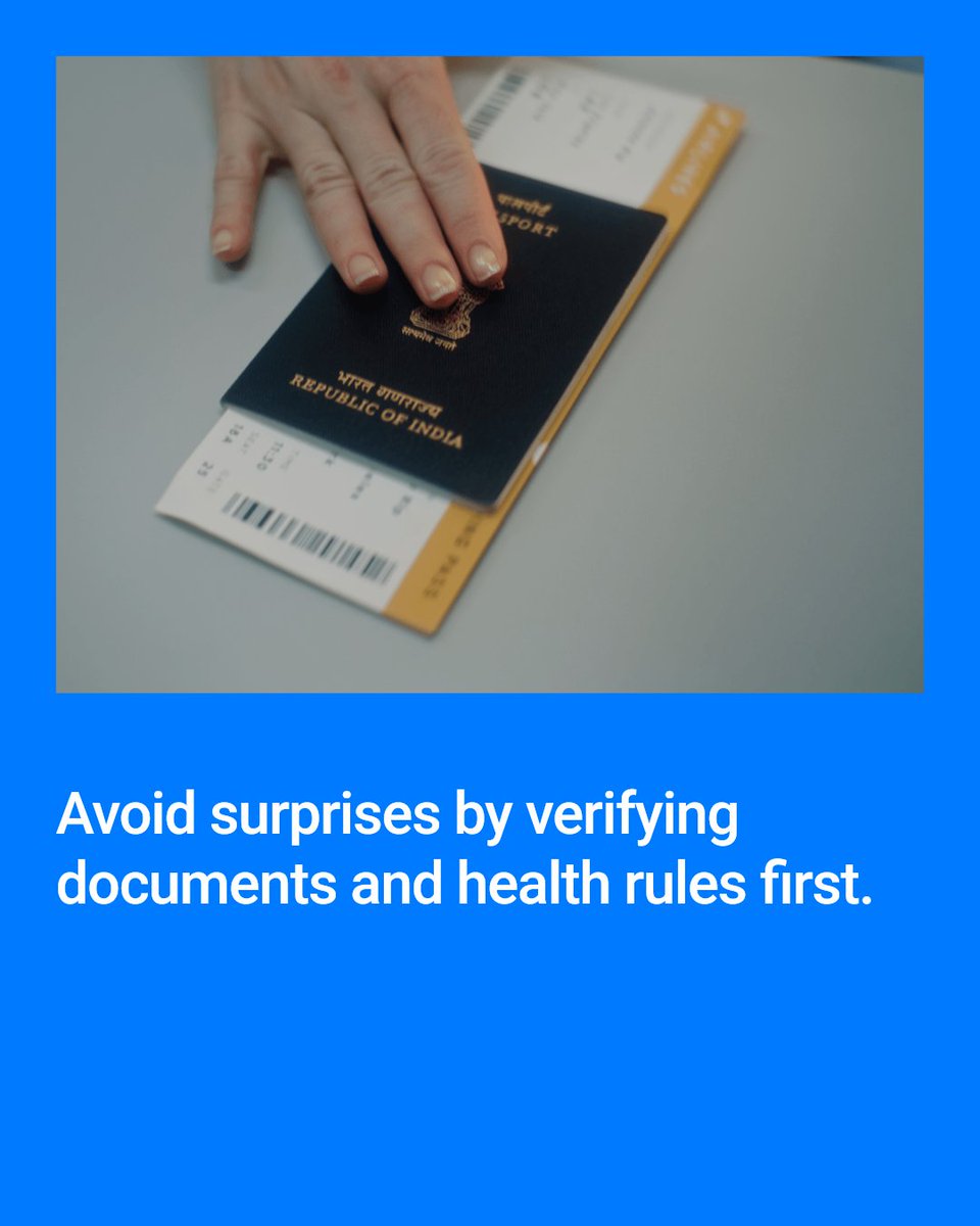 AmimaTravels's tweet photo. Stay updated with travel guidelines for Indian travelers. Check documents, health protocols, and airline policies before booking. Travel smart with Amima Travels—best deals at your fingertips. https://t.co/2LEoKjGU23