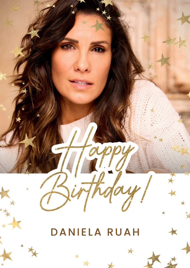 **Queens are born in the 80´s 🎉**
Dear Daniela,
At forty-two, life is no longer a race, but a canvas where you've found your own space.
May your next chapter be filled with joy, love, dreams, and adventures shining ever so bright. 
Cheers to another year!
NOW GO ROCK THOSE 42!🎉