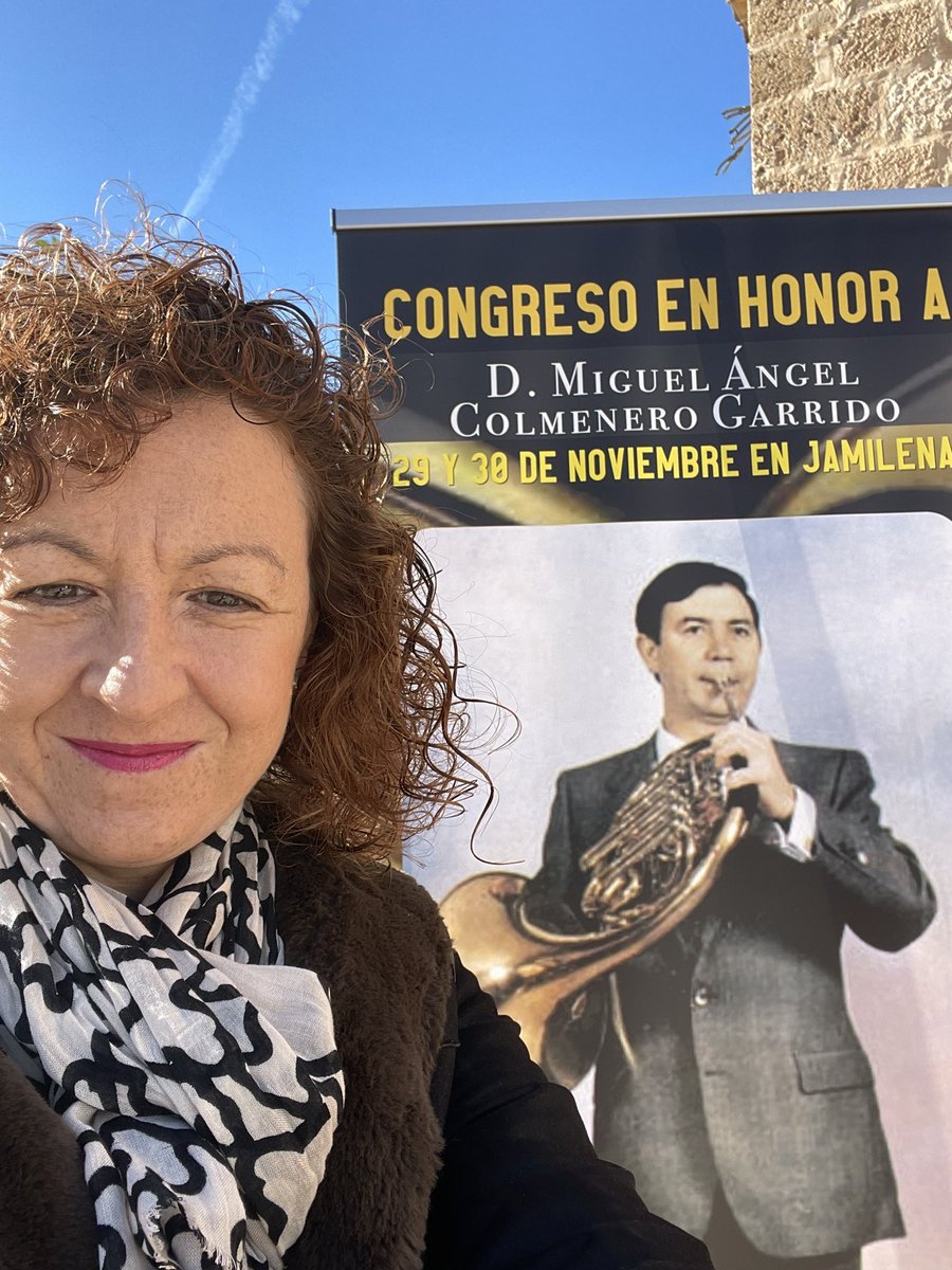 🟢 Sábado en Jamilena, entre un mar de olivos, invitada por su alcalde al Congreso del legendario trompista Miguel Ángel Colmenero, orgullo jiennense 💚