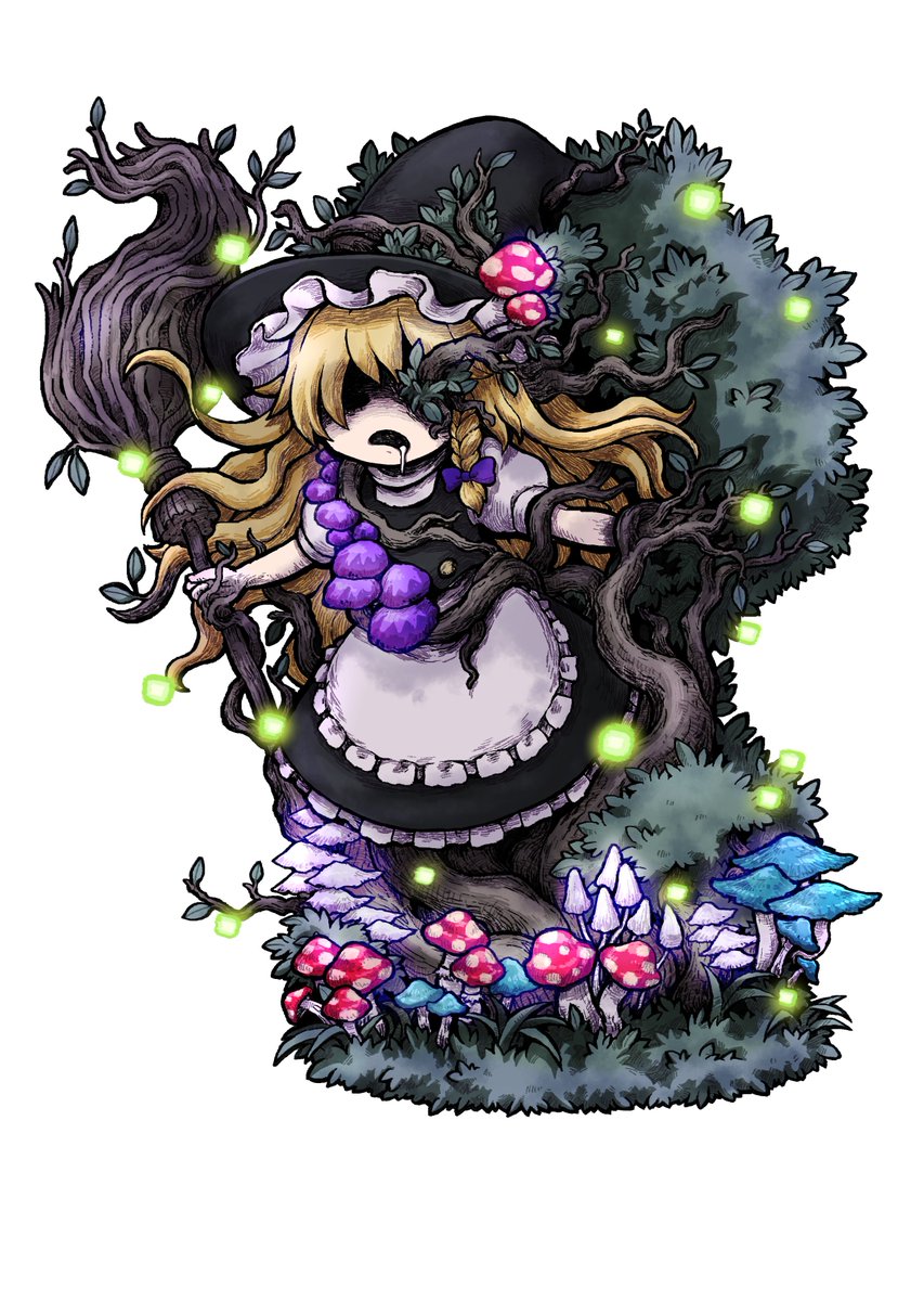 樹木の魔理沙」 楽しかった冒険の思い出の中にとどまり続ける魔理沙