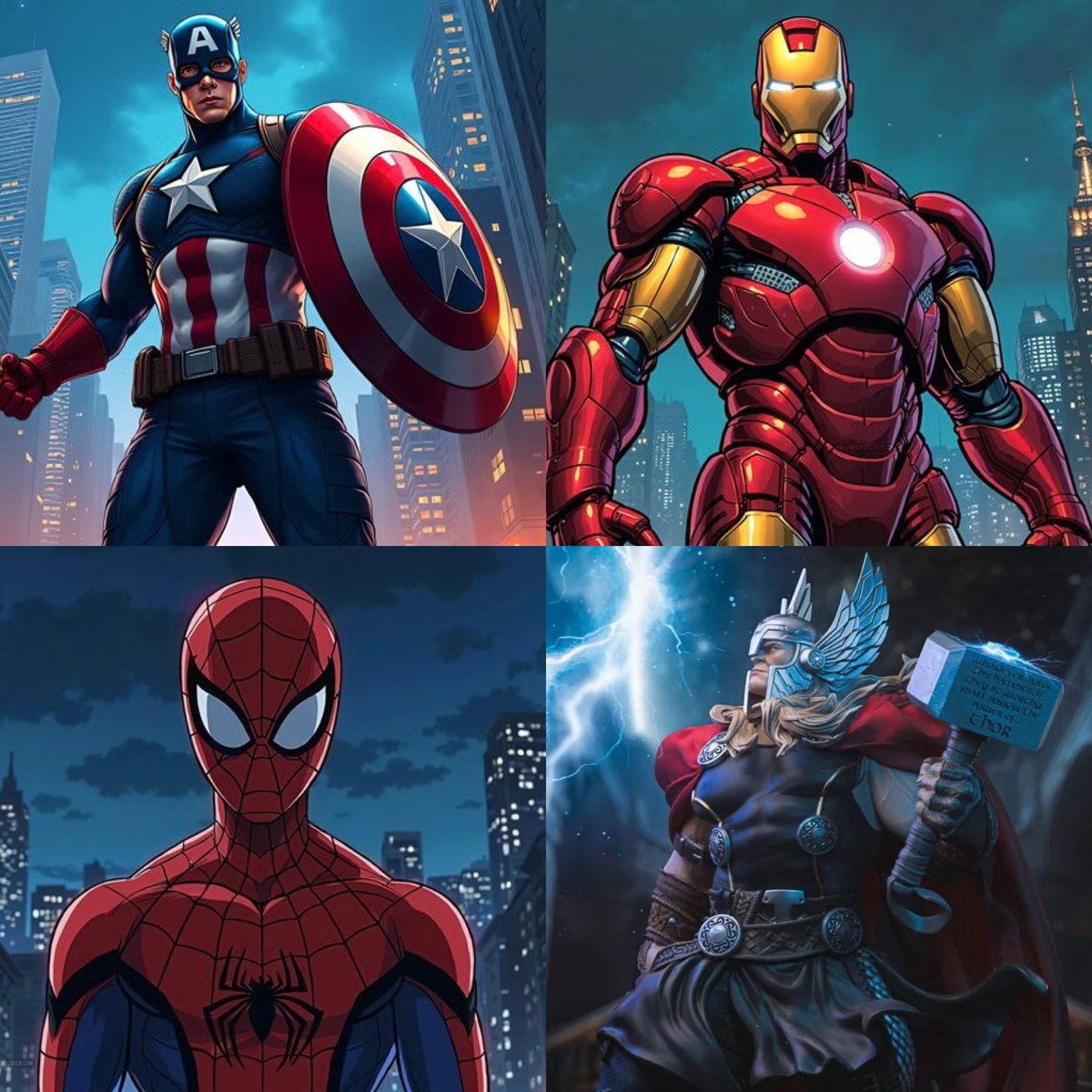 Which Marvel character are you erasing from history?

A) Captain America
B) Iron Man
C) Spider-Man
D) Thor