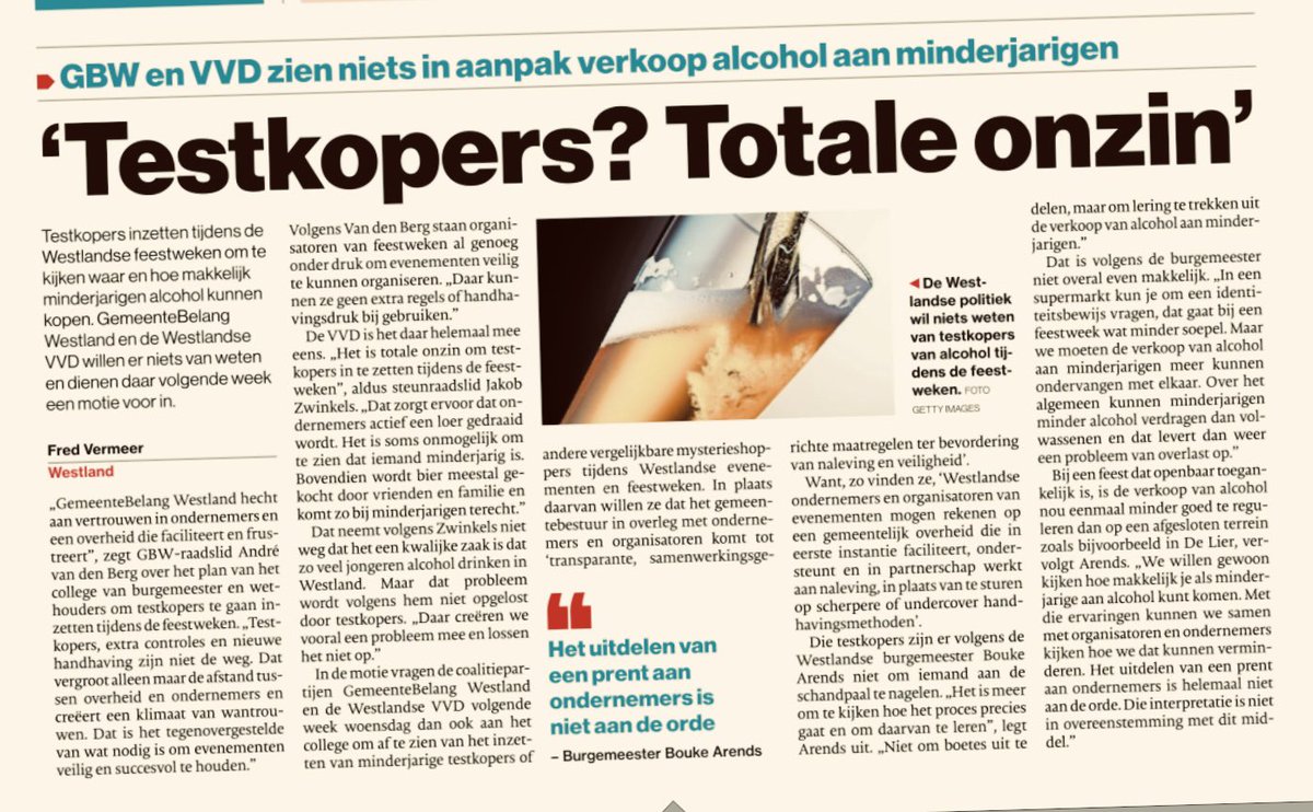 GBW GemeenteBelang Westland (@gbw_westland) on Twitter photo 